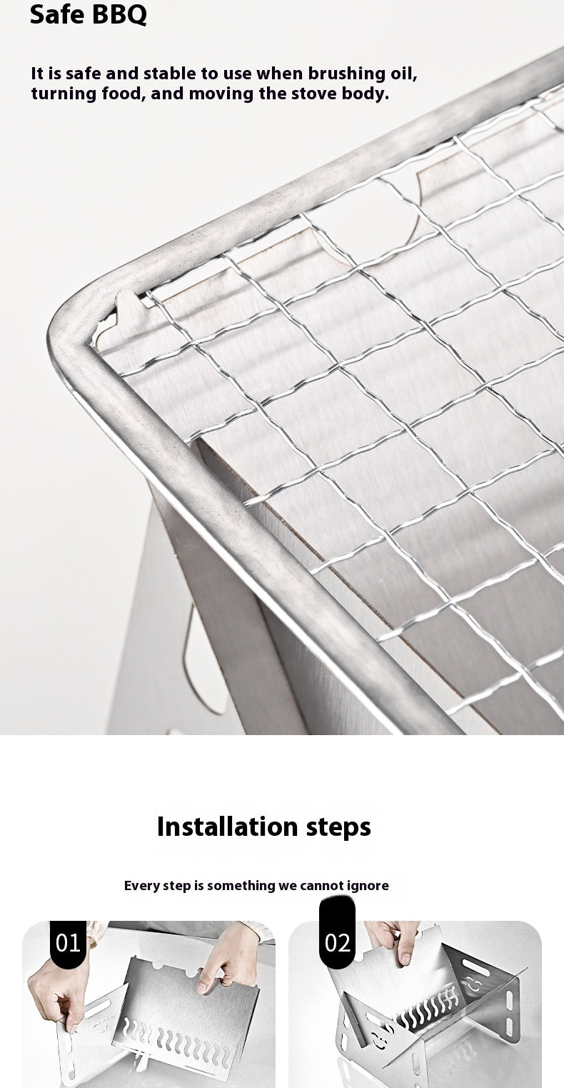 Outdoor Folding BBQ Grill