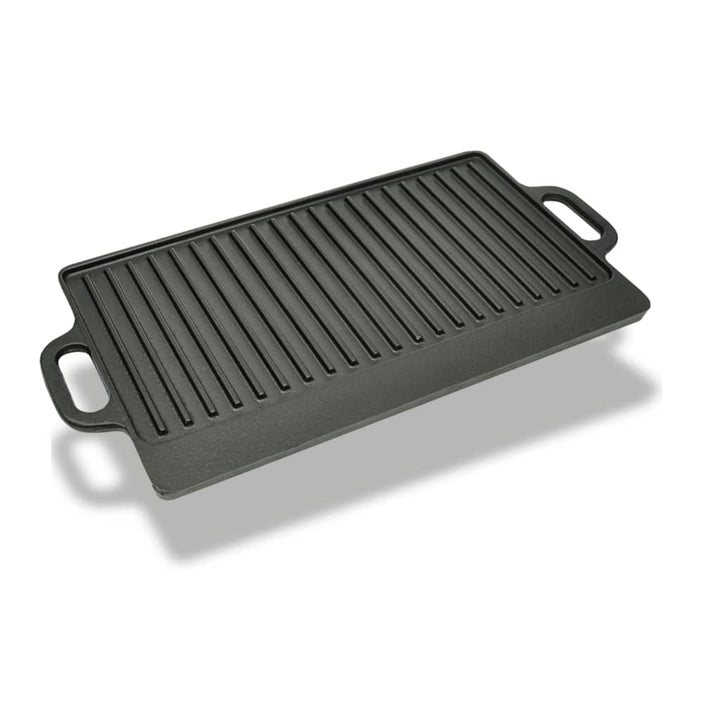 Reversible Cast Iron Grill Plate 50x23 Cm