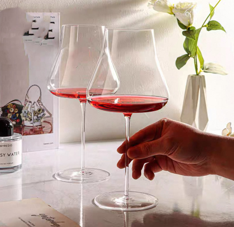 Red Wine Champagne Flutes Crystal Glasses