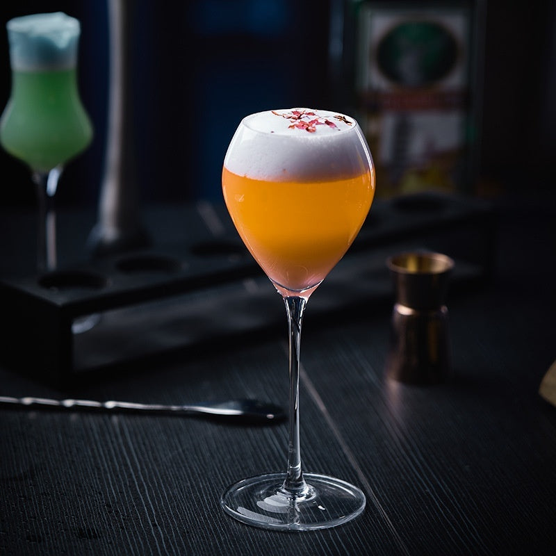 Handmade Crystal Stem Cocktail Glass Tasting Cup