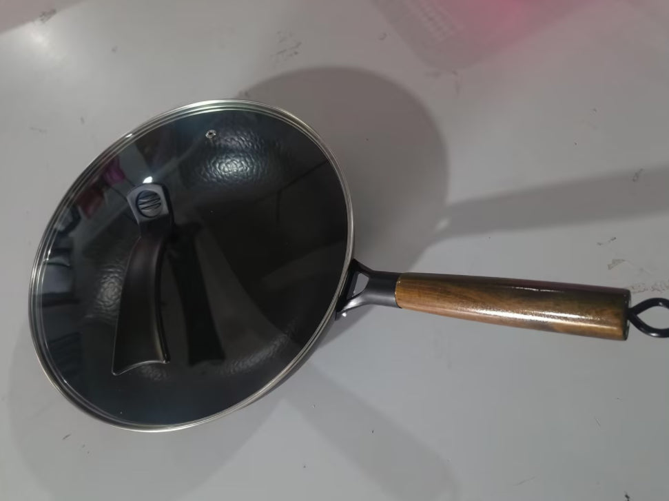 Handmade Traditional Iron Wok Pan