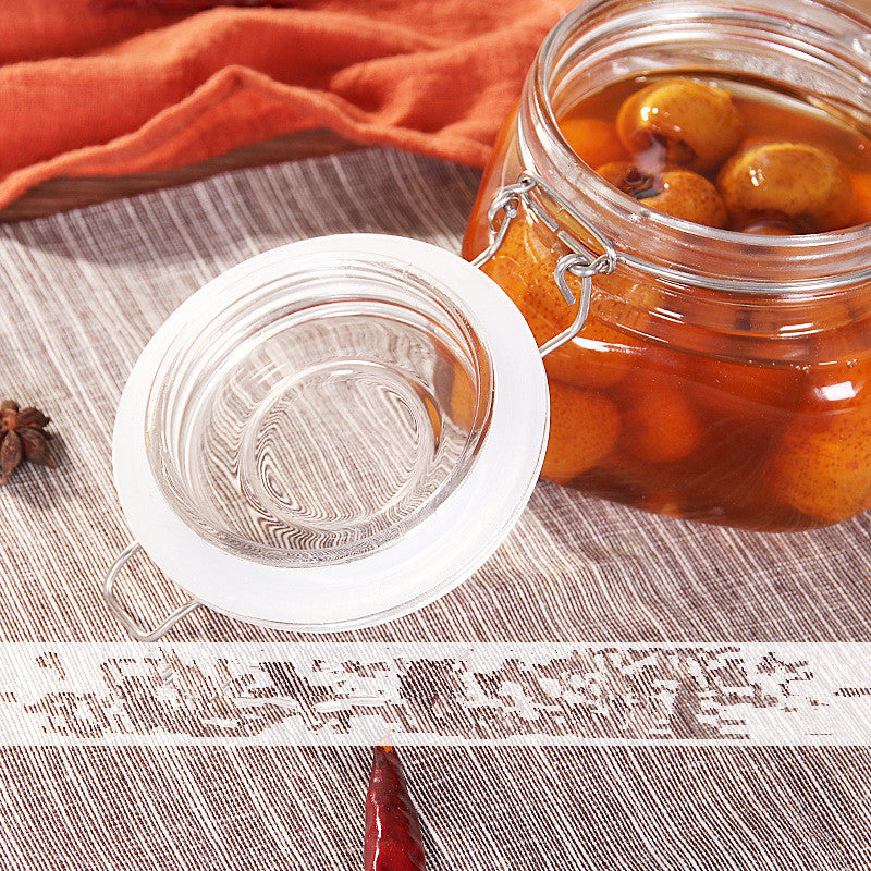 Snap Glass Sealed Storage Jar