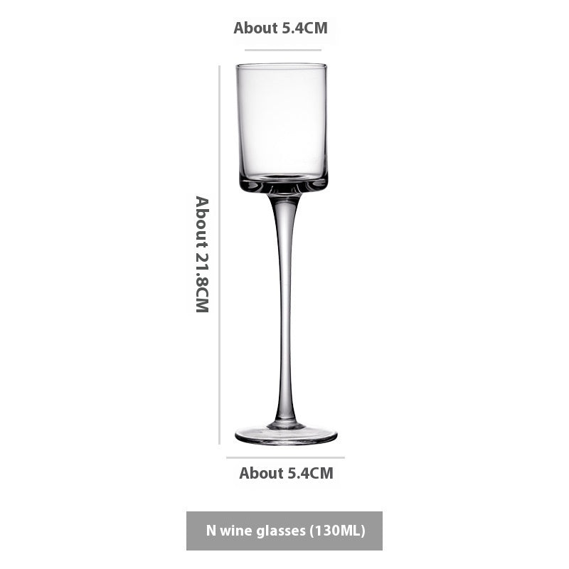 Handmade Crystal Stem Cocktail Glass Tasting Cup