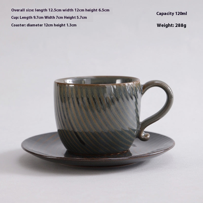 Artisan Coffee Cups & Saucers