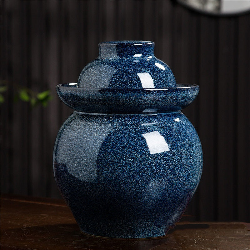 Jingdezhen Sichuan Pickling Jar Ceramic with Lid