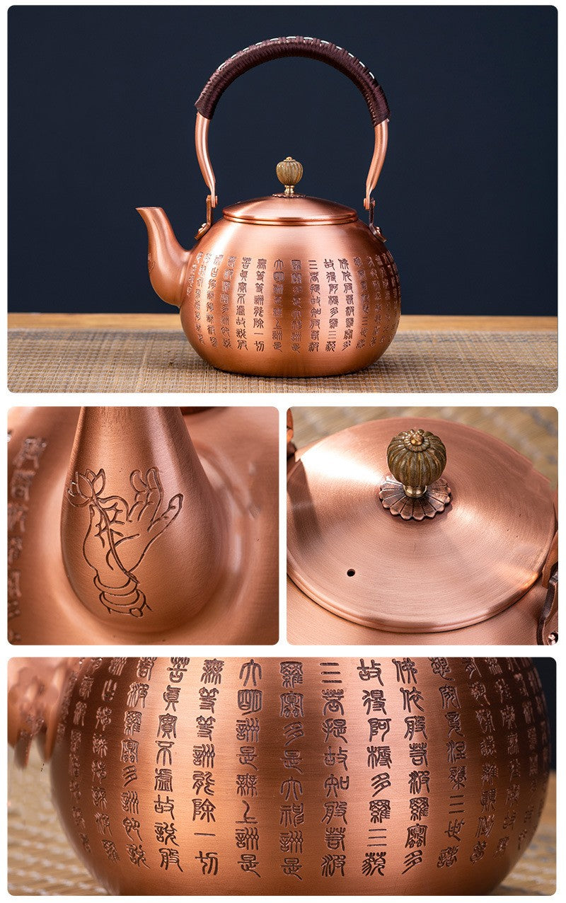 Handmade Pure Copper Tea Kettle