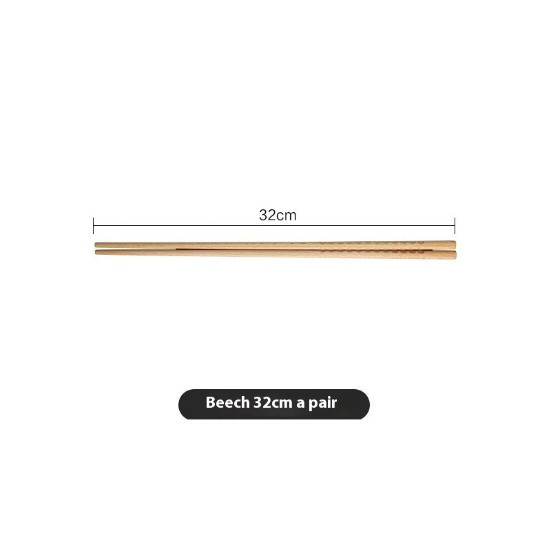 Extra-Long Beechwood Chopsticks for Cooking