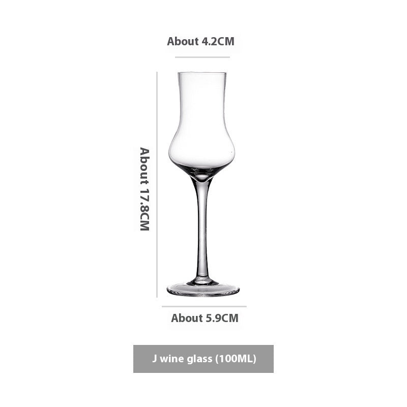 Handmade Crystal Stem Cocktail Glass Tasting Cup