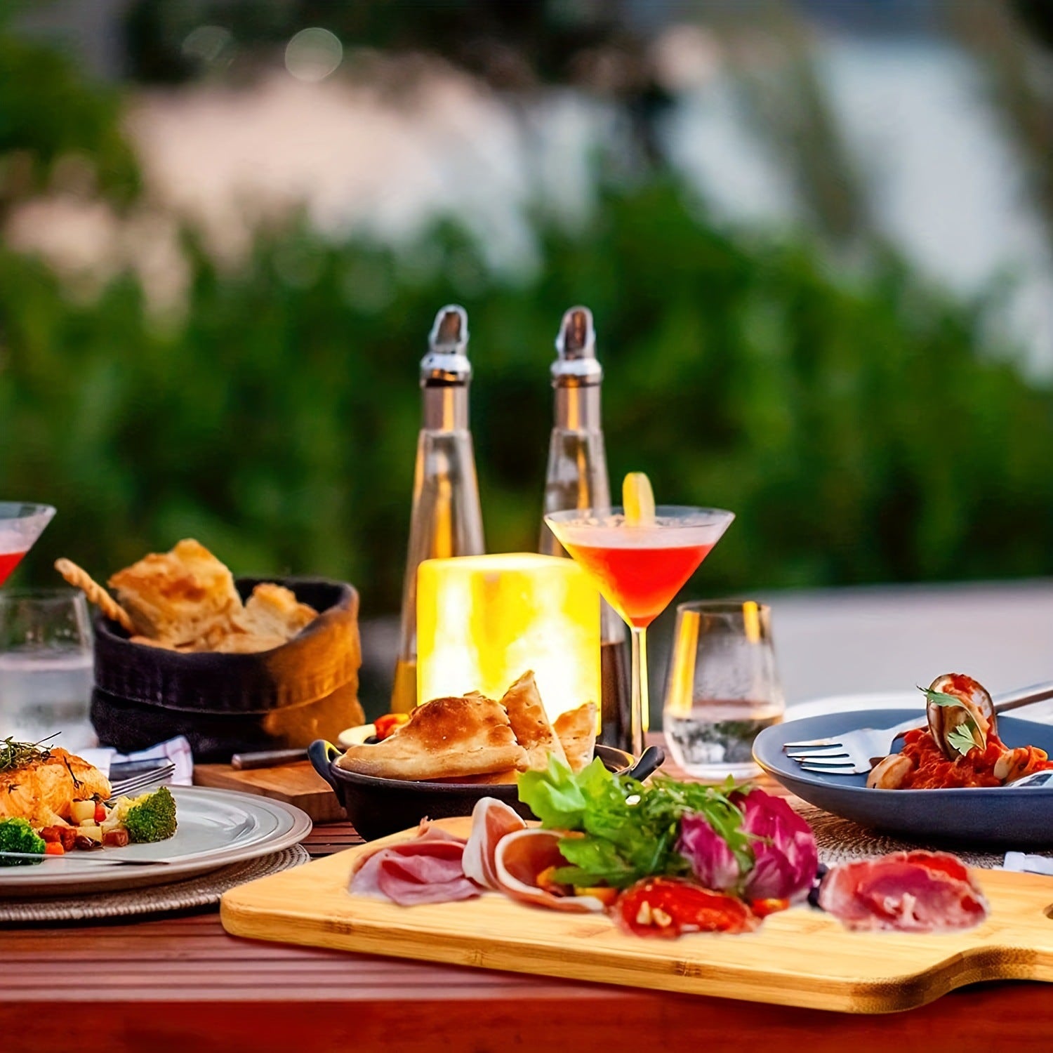 Household Bamboo Pizza Cutting Board