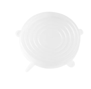 Six-Piece Stretch Silicone Lids for Food Storage