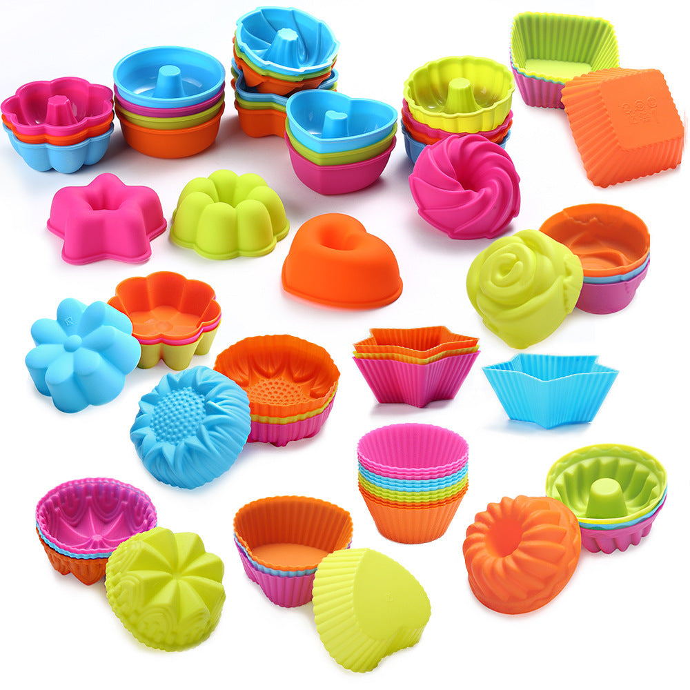 Twelve-Piece Silicone Muffin/Cupcake Set