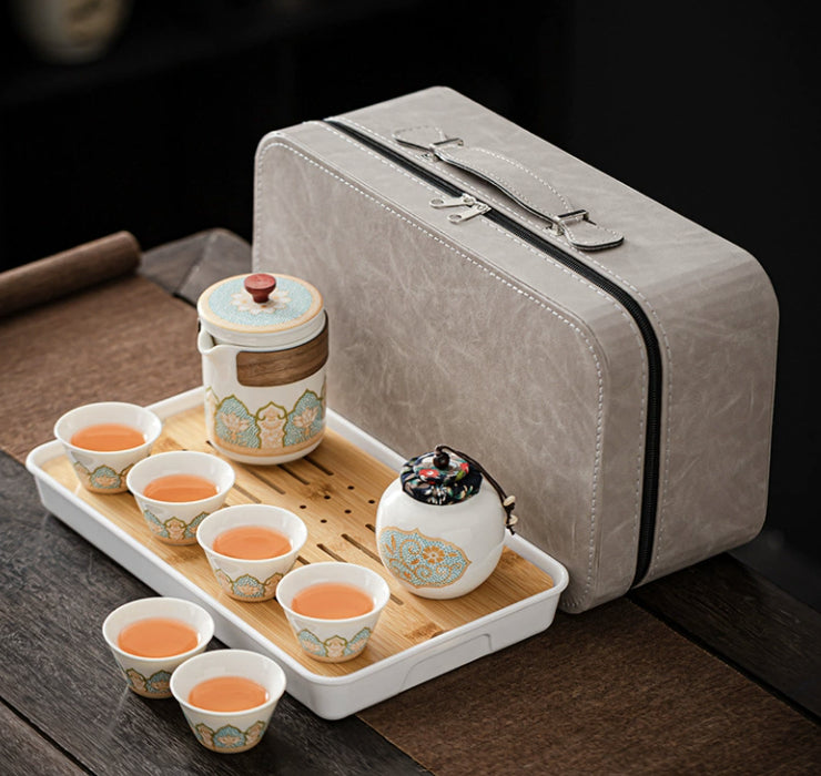 Ceramic Tea Set Gift Boxed - Four Items