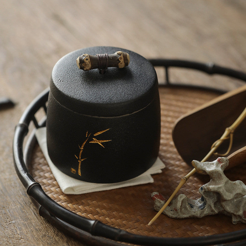 Tea Ceramic Storage Jar
