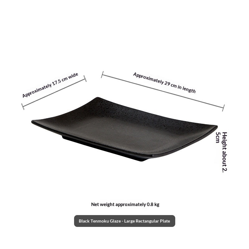 Asian Inspired Ceramic Serving Trays Various Options