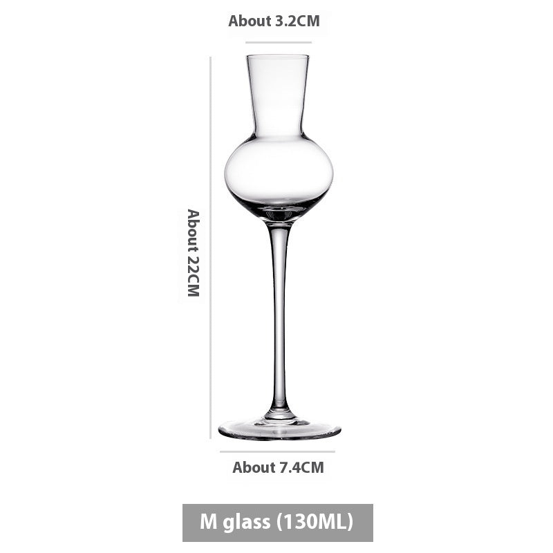 Handmade Crystal Stem Cocktail Glass Tasting Cup