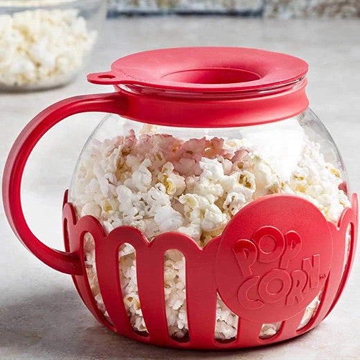 Microwave Oven High Boron Glass Popcorn Popper