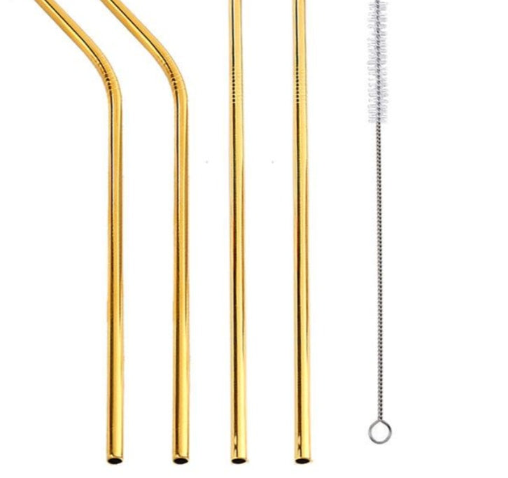 Stainless Steel Straws Multiple Color Option