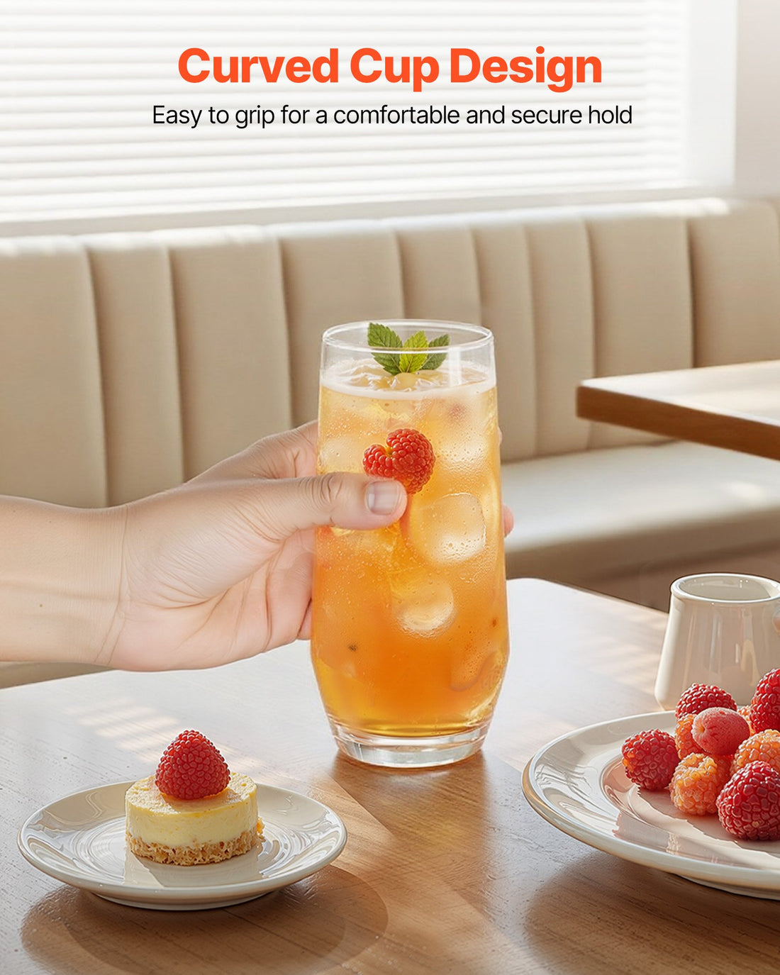 Sixteen-Piece Crystal Glassware Set