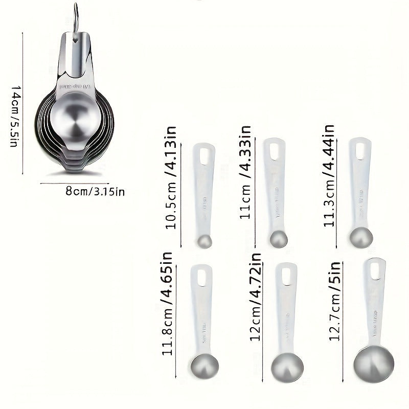 Twenty-Piece Measuring Cups And Spoon Set