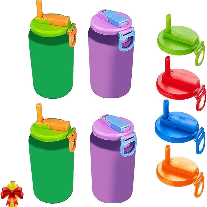 Soda Can Lid with Straw - Standard Size
