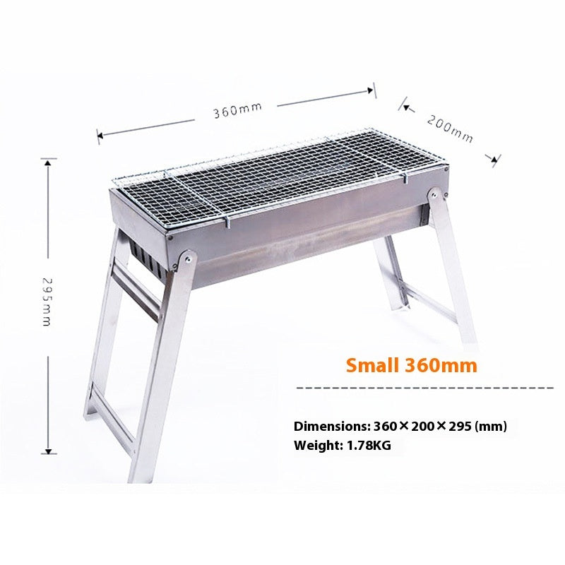Outdoor Folding Charcoal Barbecue Grill