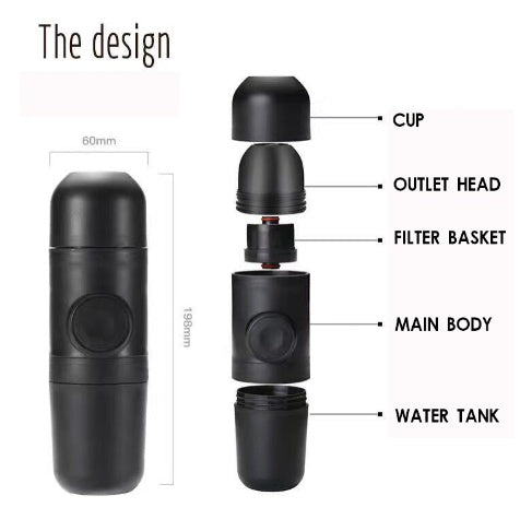 Portable Mini Compact Coffee Maker