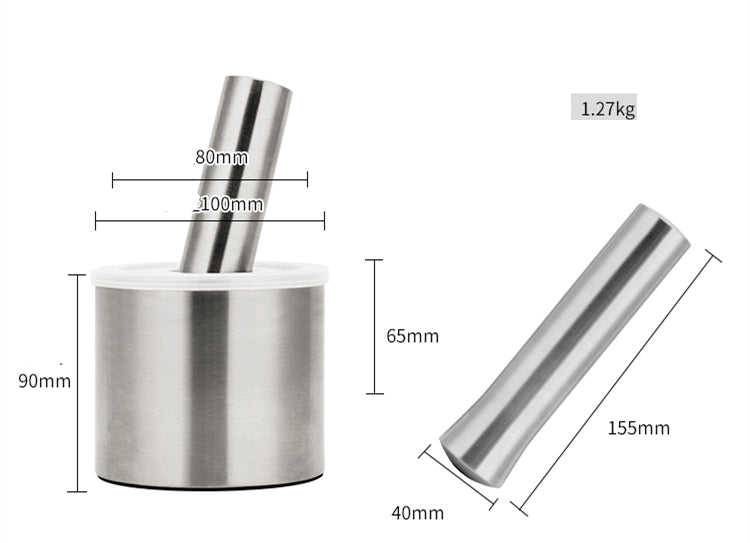 304 Stainless Mortar & Pestle