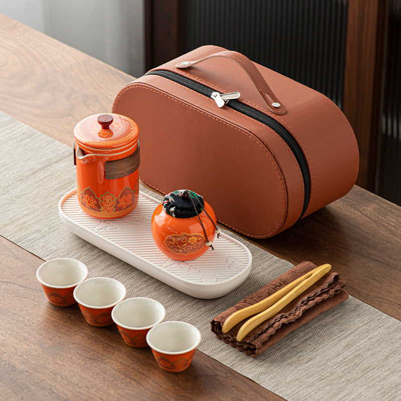 Ceramic Tea Set Gift Boxed - Four Items