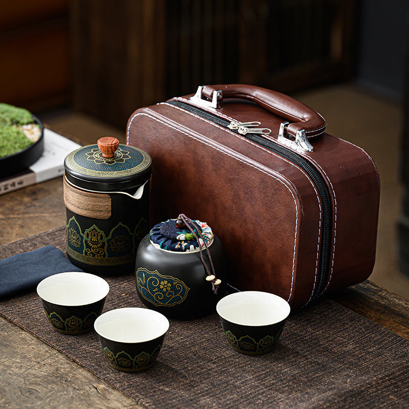 Ceramic Tea Set Gift Boxed - Four Items