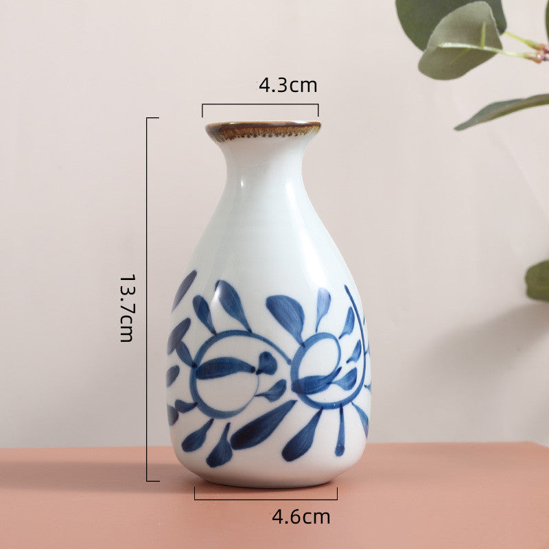 Japanese Decorative Print Ceramic Sake Set