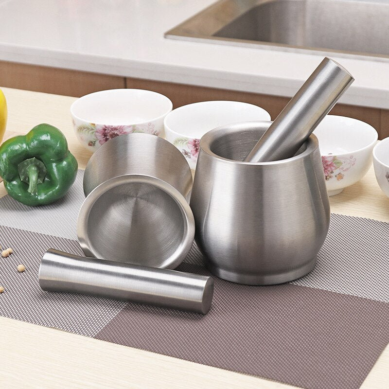 304 Stainless Mortar & Pestle