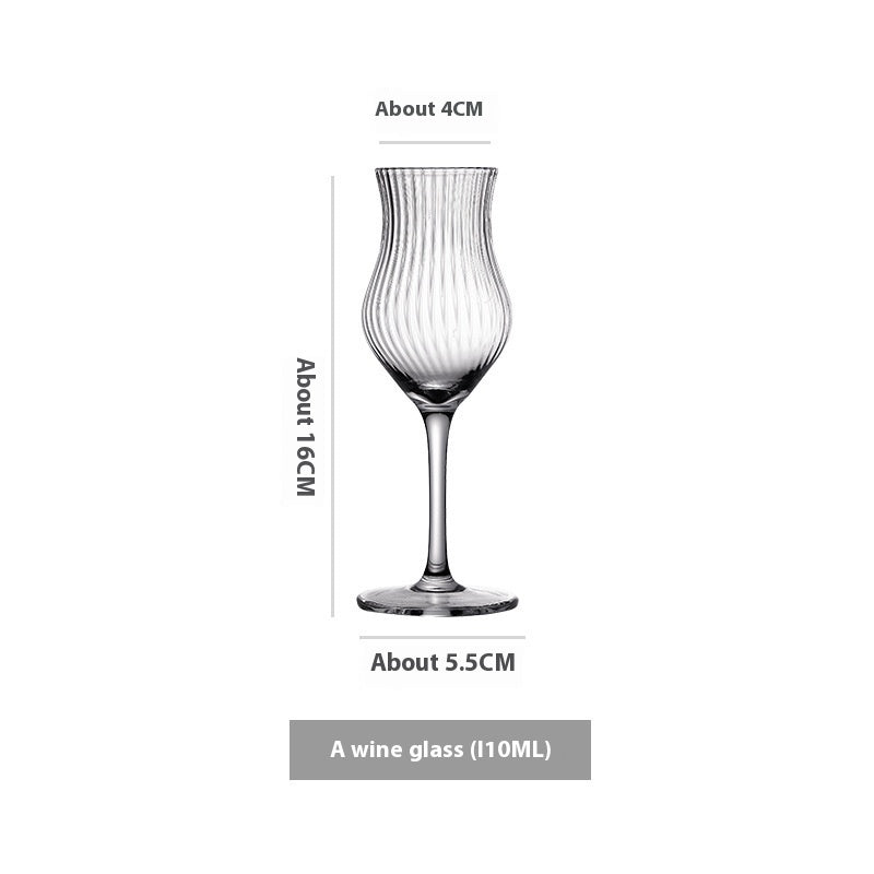 Handmade Crystal Stem Cocktail Glass Tasting Cup