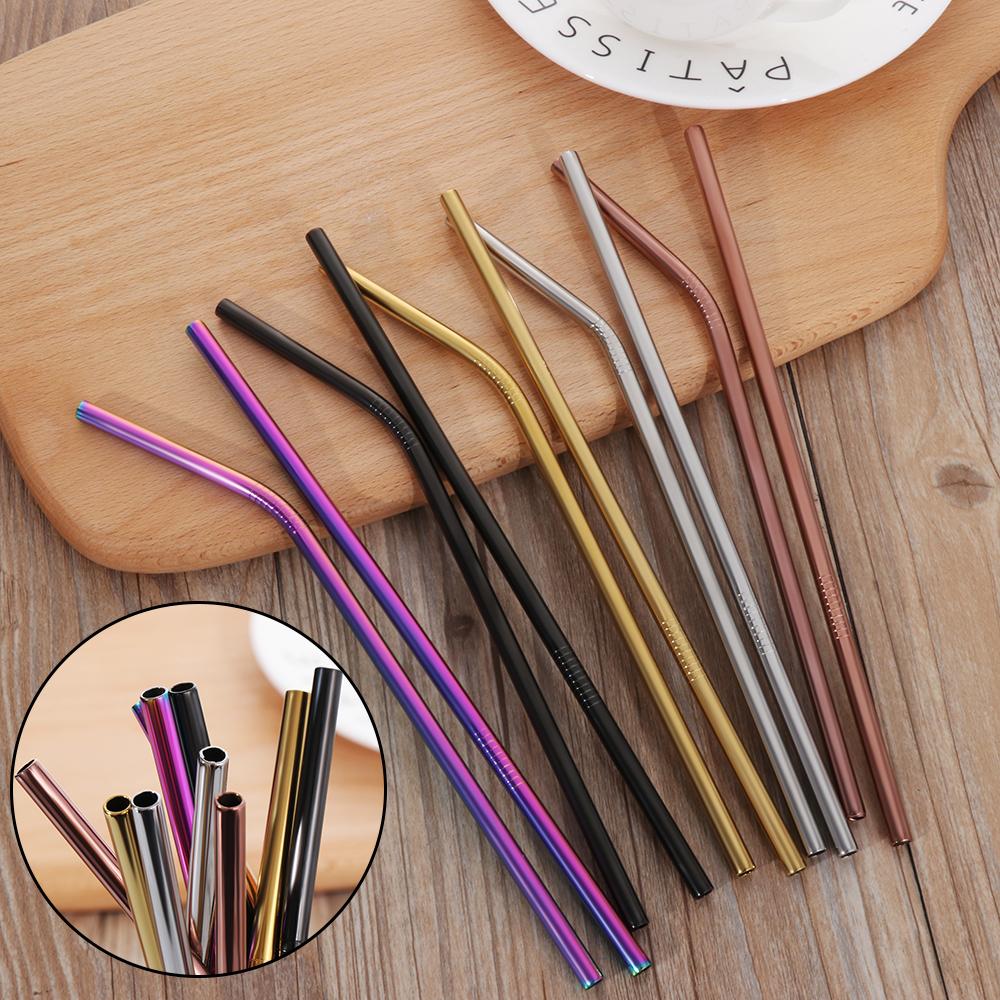 Stainless Steel Straws Multiple Color Option