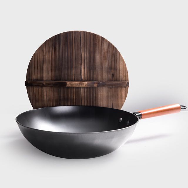 Handmade Traditional Iron Wok Pan