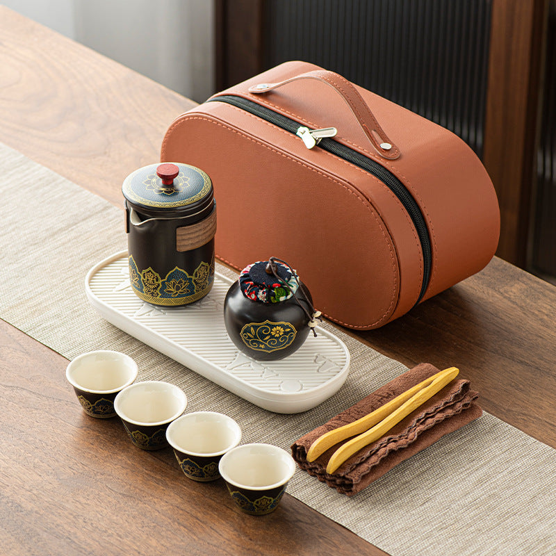 Ceramic Tea Set Gift Boxed - Four Items