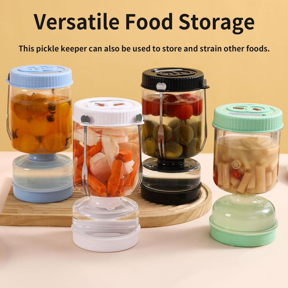 Glass Kimchi Jar Container
