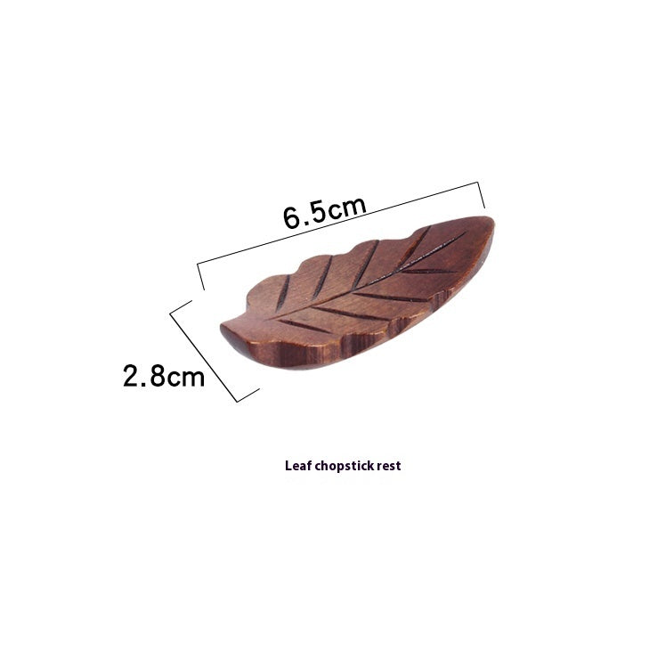Japanese Style Wooden Chopsticks & Spoon Rest Holder
