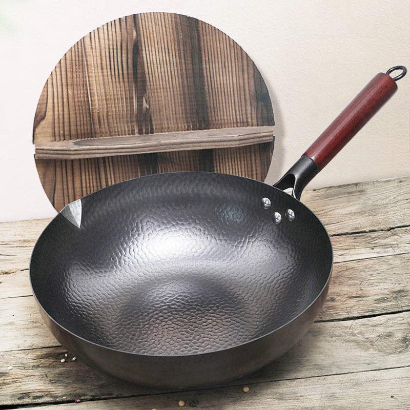 Handmade Traditional Iron Wok Pan