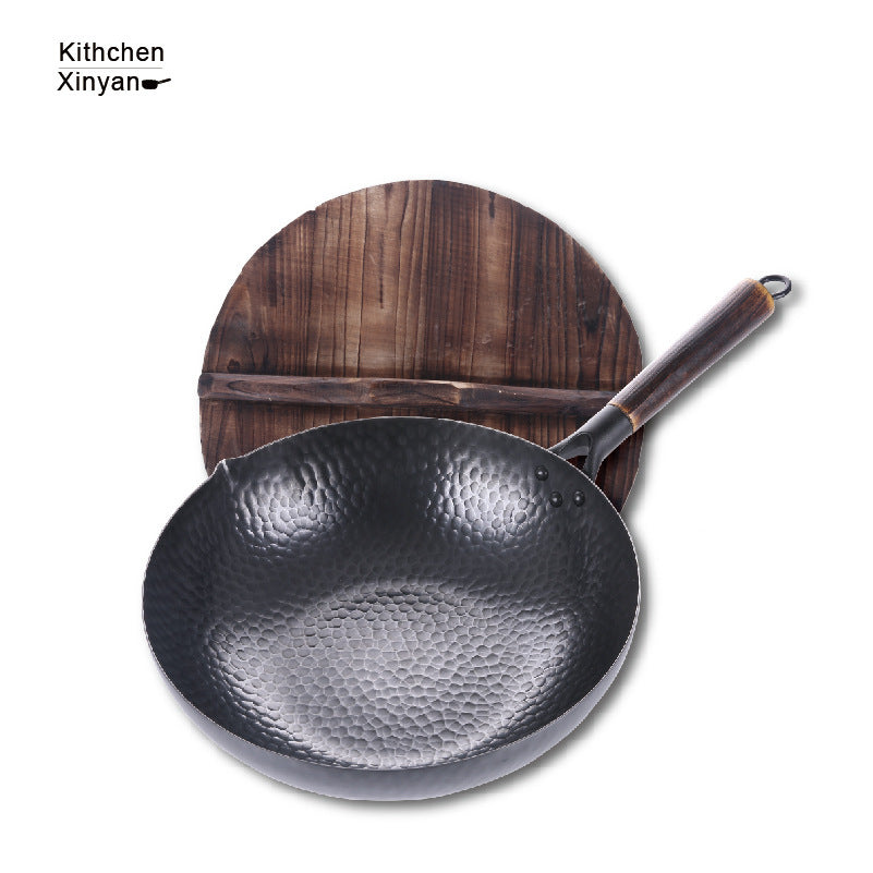 Handmade Traditional Iron Wok Pan
