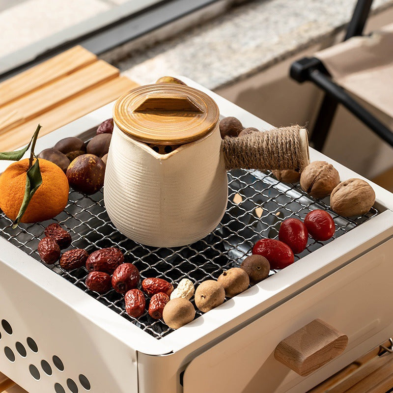 Square Barbecue Charcoal Grill