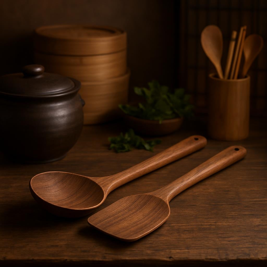 Korean Teak Ladles