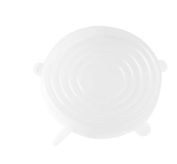 Six-Piece Stretch Silicone Lids for Food Storage