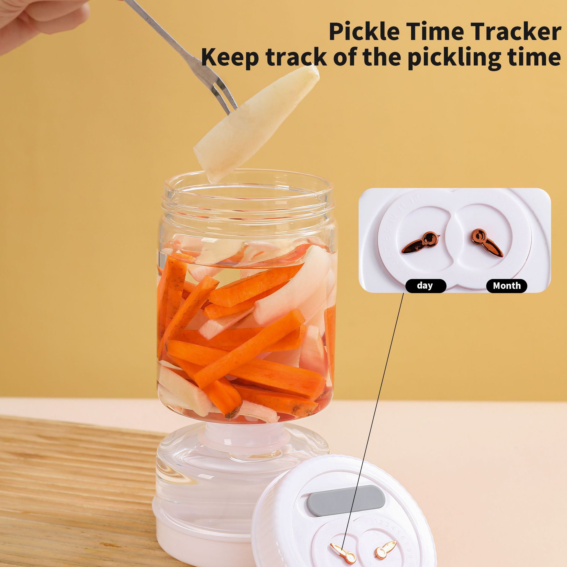 Glass Kimchi Jar Container
