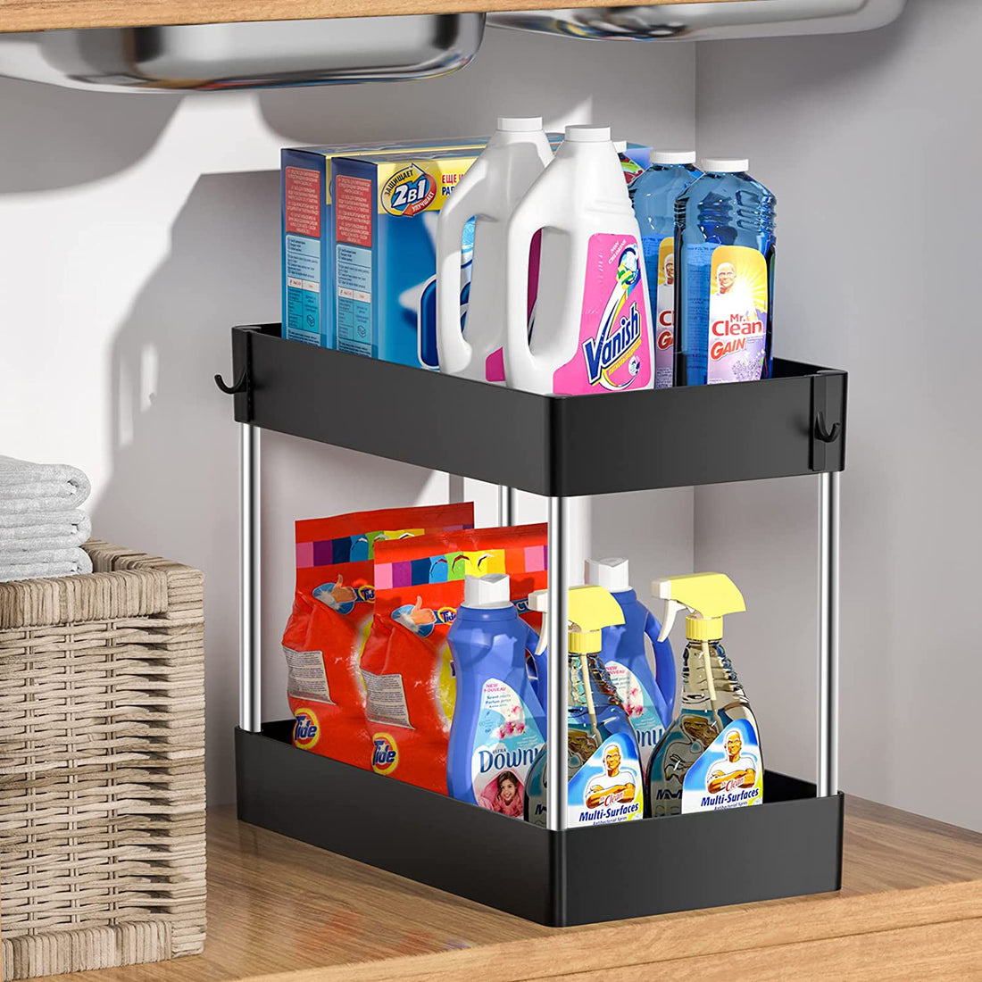 Kitchen Under Sink Storage Organizer