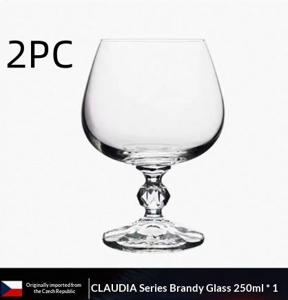 Elegant Red Wine Crystal Brandy Whiskey Glass
