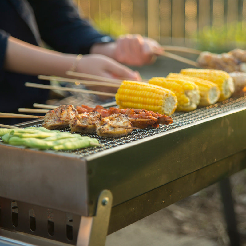 Outdoor Folding Charcoal Barbecue Grill