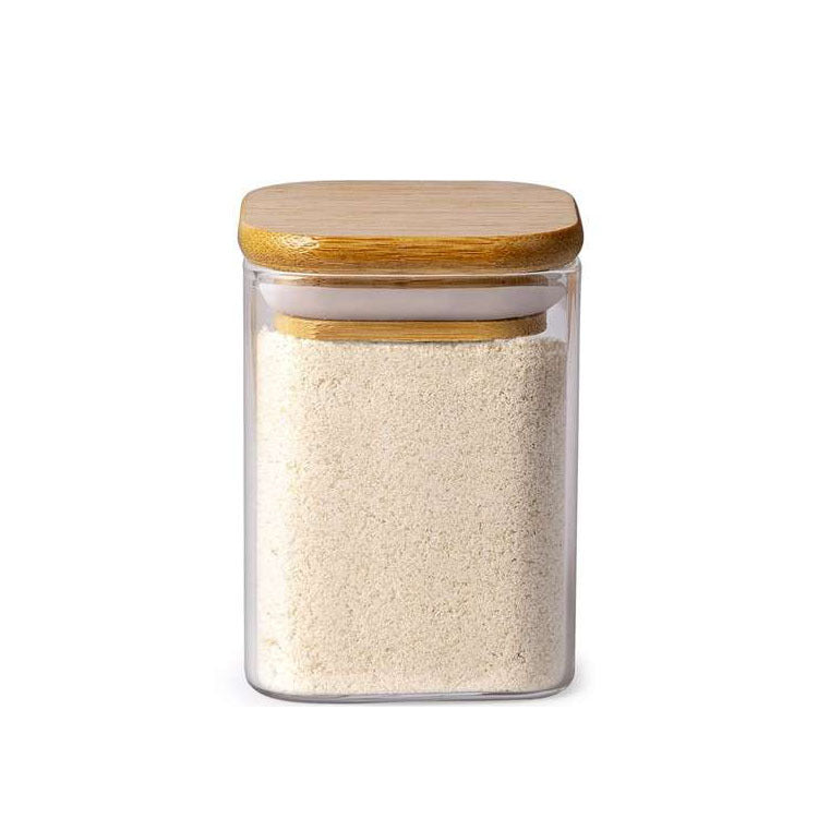 Spice Jar Set with Bamboo Lids
