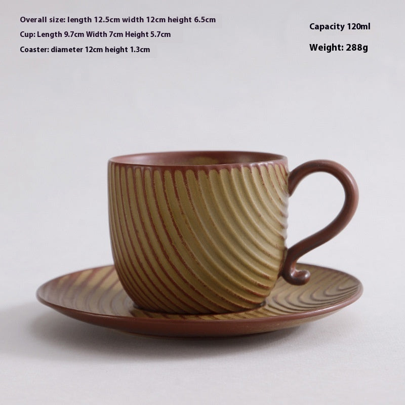 Artisan Coffee Cups & Saucers