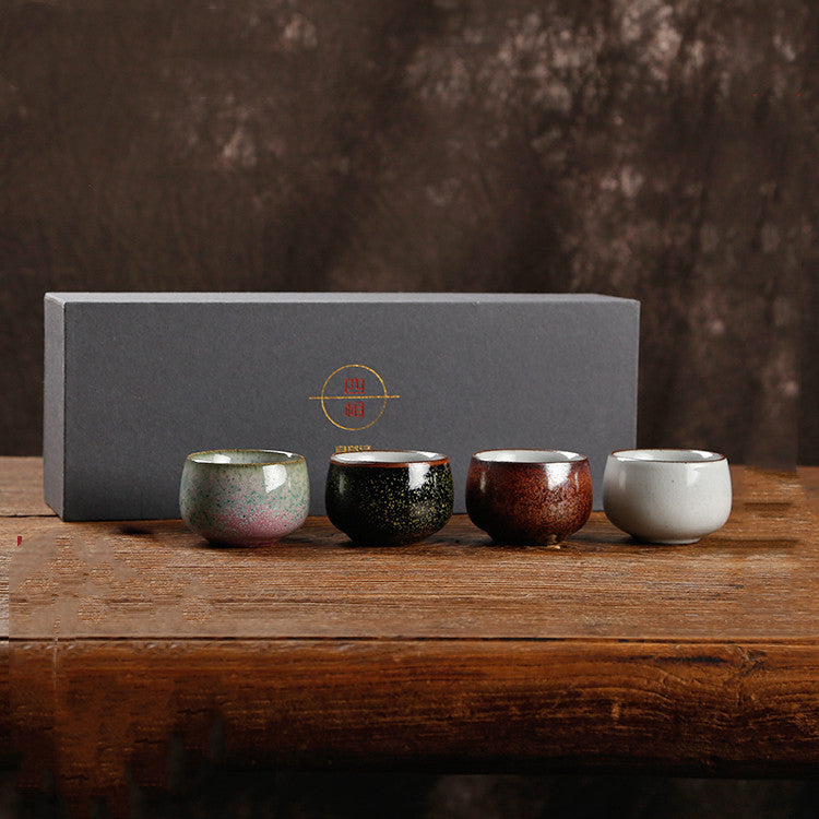 Asian Tea Cups-Set of Five  (Several Style Options)