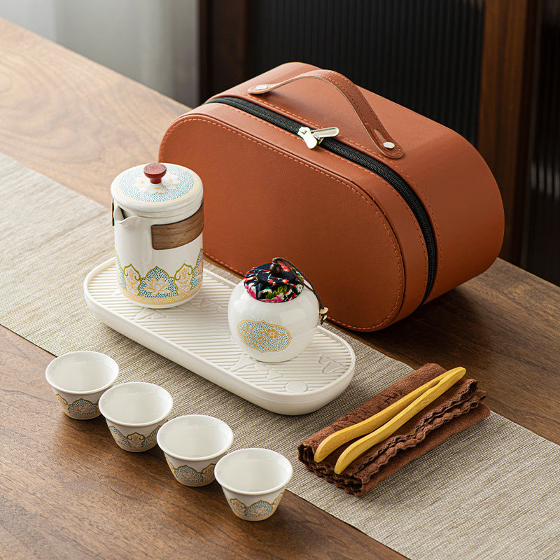 Ceramic Tea Set Gift Boxed - Four Items